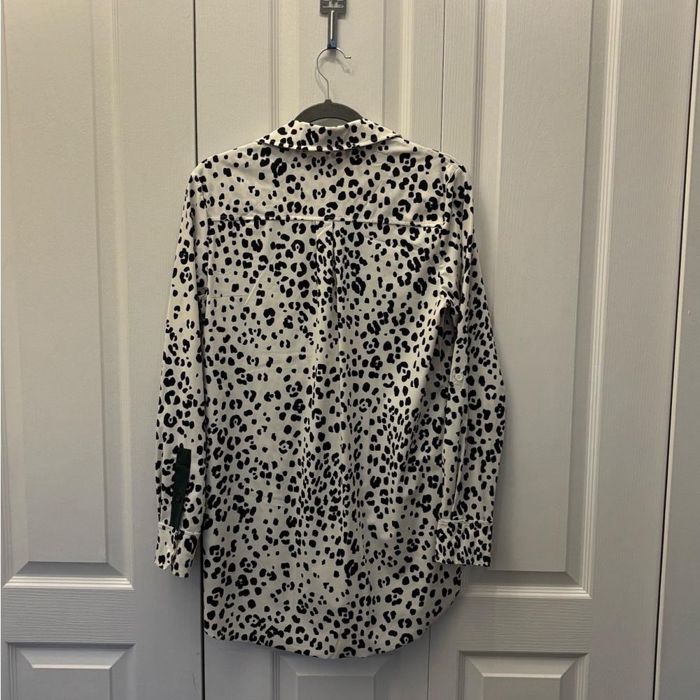 Leopard Print Button Down Shirt - Picture 4 of 4